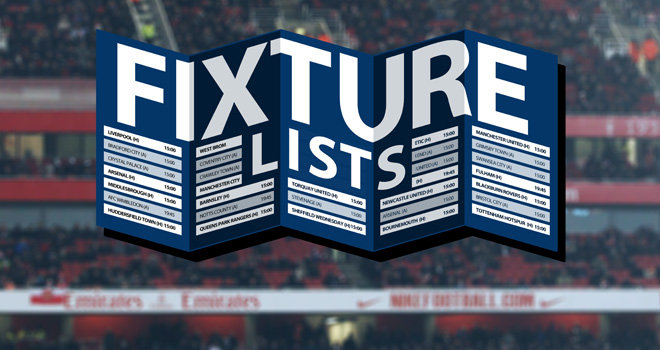 Early season league fixtures published